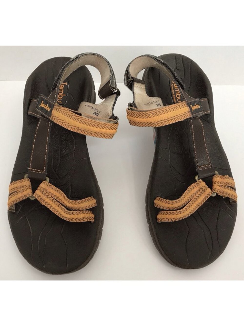 Jambu Hudson Brown/Orange Sport Sandal Women's Size 8 M